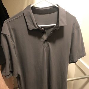 Lululemon grey polo. Great condition. Medium